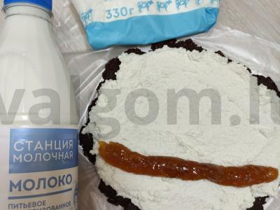 Varškės ritinėliai su figų džemu Žingsnis 3