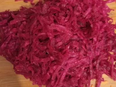 Raudonas barštis su kalakutiena Žingsnis 4