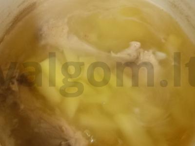 Raudonas barštis su kalakutiena Žingsnis 6