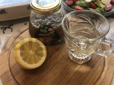 Salotas su avokadu ir putpelių kiaušiniais Žingsnis 9