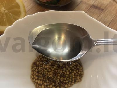 Salotas su avokadu ir putpelių kiaušiniais Žingsnis 10