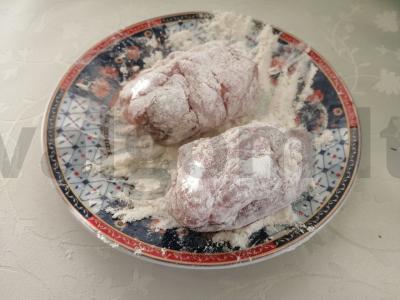 Kotletai pagal Volgogradą su grybais Žingsnis 7