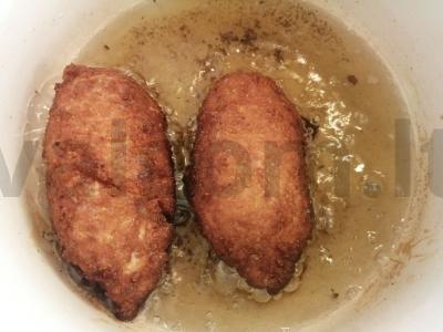 Kotletai pagal Volgogradą su grybais Žingsnis 11