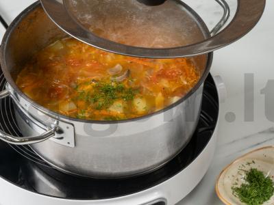 Grybų sriuba iš voveraičių Žingsnis 8