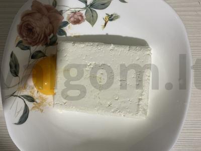 Sūrio blynai grietinės padaže Žingsnis 1