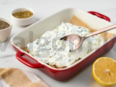 Kepta lašiša grietinėje Žingsnis 4