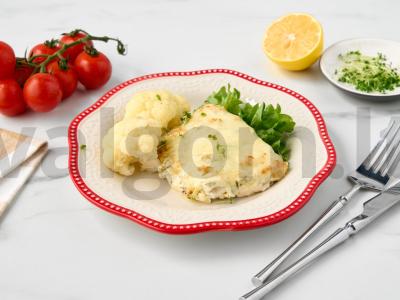 Kepta lašiša grietinėje pagrindine nuotrauka