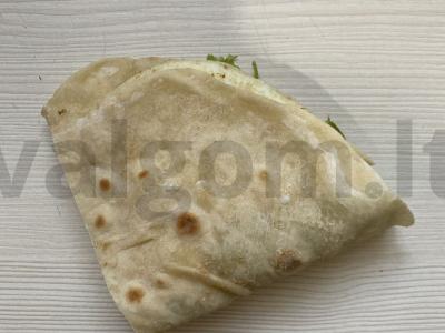 Tortilijos sumuštinis keptuvėje Žingsnis 10