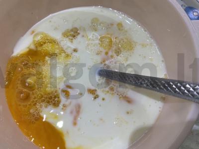 Oro omletas „Kaip vaikystėje“ Žingsnis 3