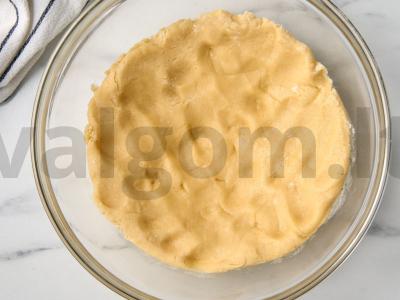 Smėlinis pyragas su šaldytomis uogomis Žingsnis 3