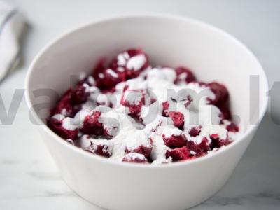 Smėlinis pyragas su šaldytomis uogomis Žingsnis 4