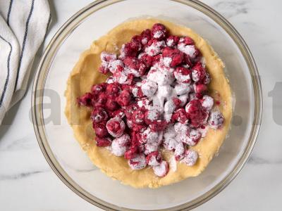 Smėlinis pyragas su šaldytomis uogomis Žingsnis 5