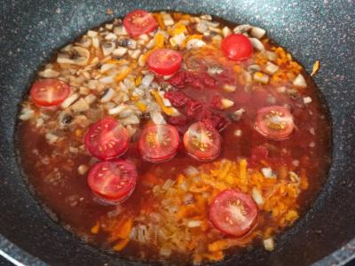 Spagečiai su grybais vakarienei Žingsnis 3