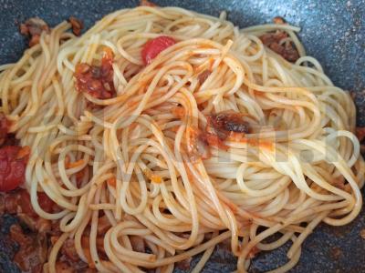 Spagečiai su grybais vakarienei Žingsnis 5