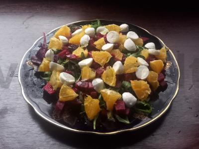 Vitaminų salotas su rukola ir apelsinu Žingsnis 3