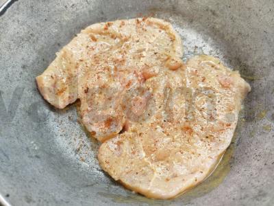 Kalakutienos kotletai su daržovėmis vakarienei Žingsnis 3