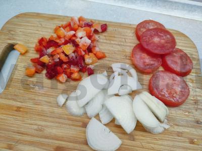 Kalakutienos kotletai su daržovėmis vakarienei Žingsnis 4