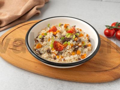 Ryžių košė su jautiena pagrindine nuotrauka