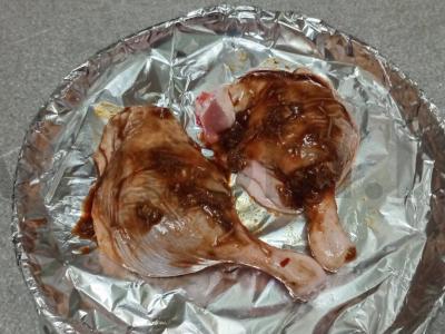 Anties šlaunelės su obuoliais Žingsnis 3