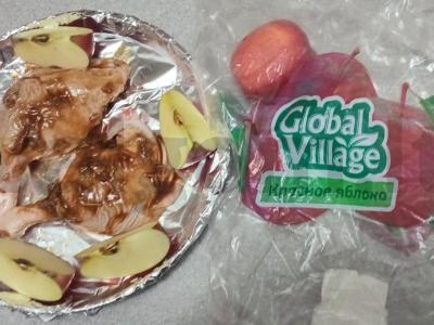 Anties šlaunelės su obuoliais Žingsnis 4