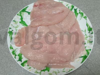 Kiaulienos filė kotletai su muskato riešutu Žingsnis 1