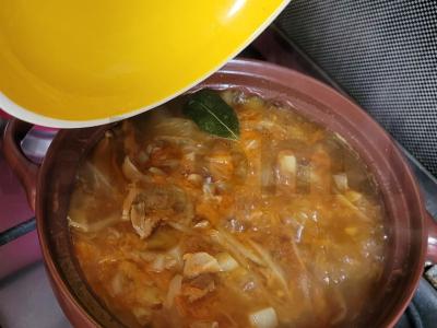 Džiovintų baltųjų grybų sriuba „Kaimelis“ Žingsnis 7