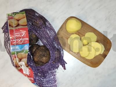 Bulvių apkepas su vištiena sezamų aliejuje Žingsnis 3