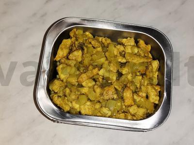 Bulvių apkepas su vištiena sezamų aliejuje Žingsnis 4