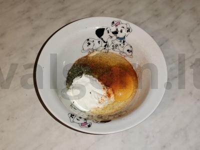 Bulvių apkepas su vištiena sezamų aliejuje Žingsnis 6