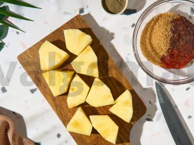 Havajų šašlykai Žingsnis 1