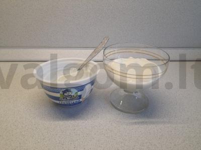 Sluoksniuotas desertas su graikišku jogurtu Žingsnis 4