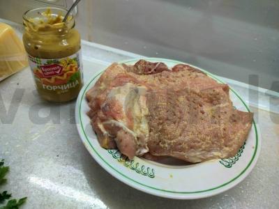 Kiaulienos kepsniai garstyčių marinate Žingsnis 3