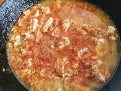 Ryžiai su kiauliena ir daržovėmis „Aromatingi“ Žingsnis 7