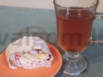 Žieminis arbata su apelsinu pagrindine nuotrauka