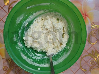 Oro varškės keksiukai Žingsnis 2