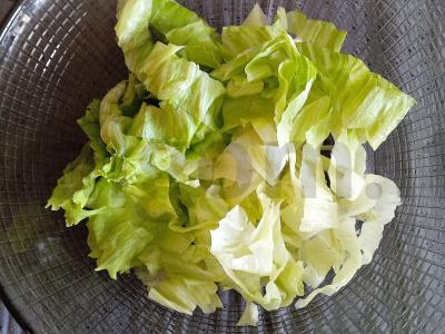 Salotos su vištiena ir vynuogėmis Žingsnis 2