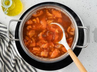 Harcho su rūkytais šonkauliais Žingsnis 7