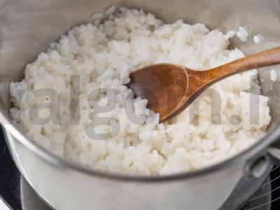 Pyragas „Valgo visi“ su lašiša ir ryžiais Žingsnis 3