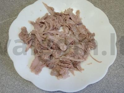 Žaliasis šaltibarščiai su šaldytu rūgštynu ant ančių sultinio Žingsnis 2