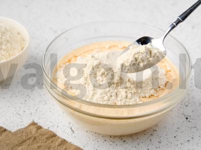 Greitas pyragas be mielių Žingsnis 4