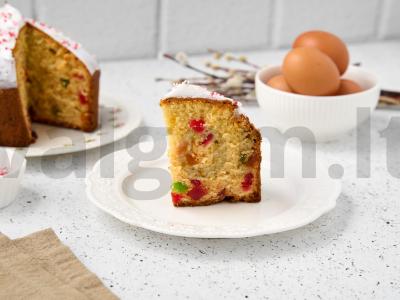 Greitas pyragas be mielių pagrindine nuotrauka