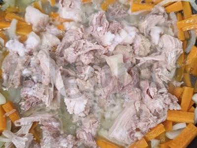 Grikių košė su troškinta kalakutiena Žingsnis 3