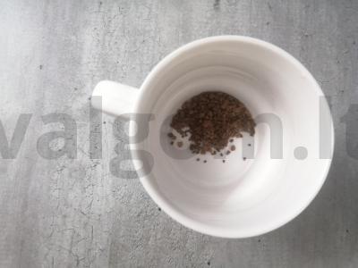 A-la „Affogato“ Žingsnis 1