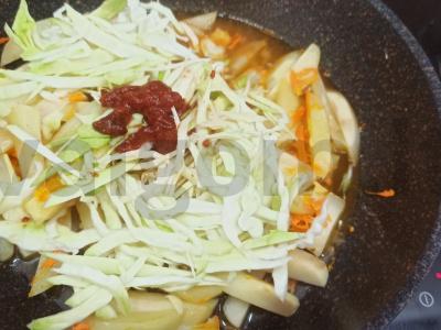 Sultinys su dešrelėmis pietums Žingsnis 2