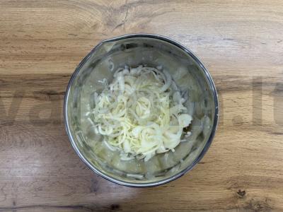 Šašlykas iš kiaulienos marinate su baziliku Žingsnis 1