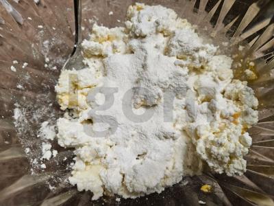 Rizinių miltų ir kondensuoto pieno vafliai Žingsnis 2