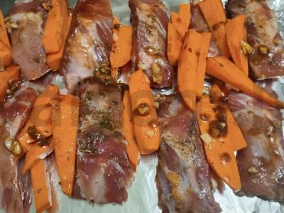 Kiaulienos šonkauliukai, kepti su moliūgu Žingsnis 5