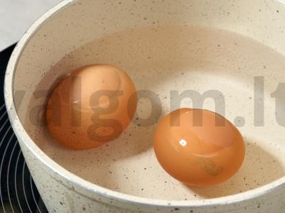 Šoninės ritinėliai su sūriu ir česnaku Žingsnis 1