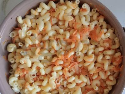 Makaronai su morkomis ir cukinijų ikra Žingsnis 2