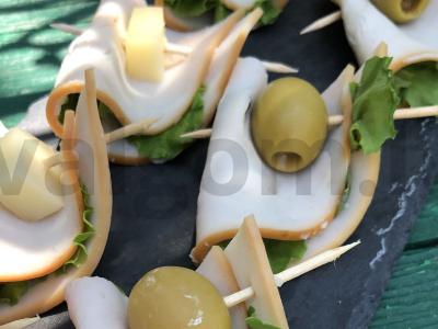 Vištienos ritinėlių užkandis su alyvuogėmis Žingsnis 6